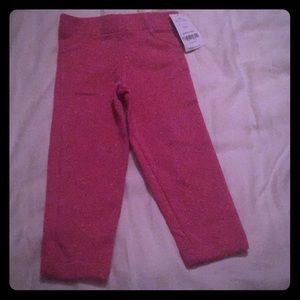 Pink sparkly jeggings